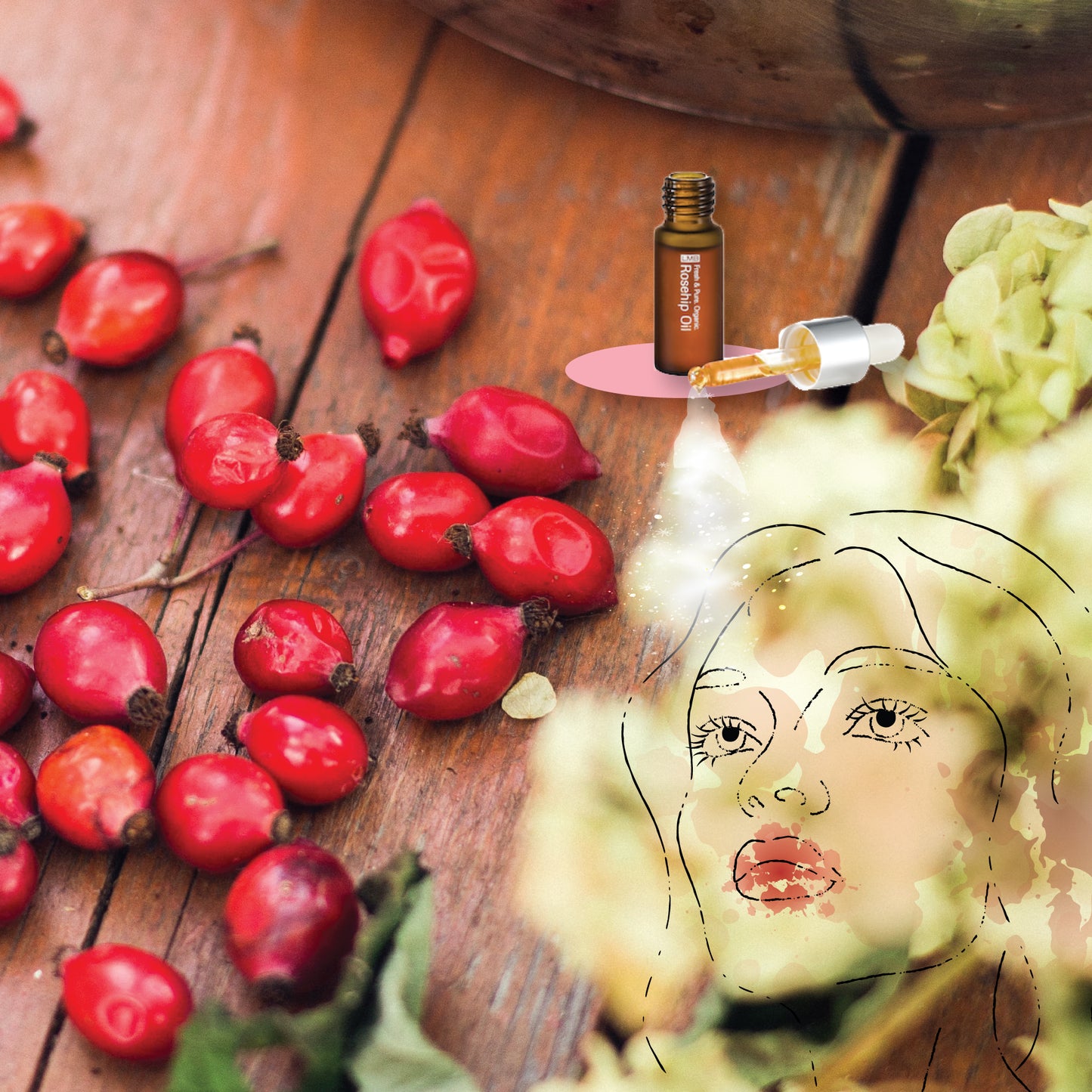 LMB - Fresh Unrefined Rosehip Oil 3x5ml