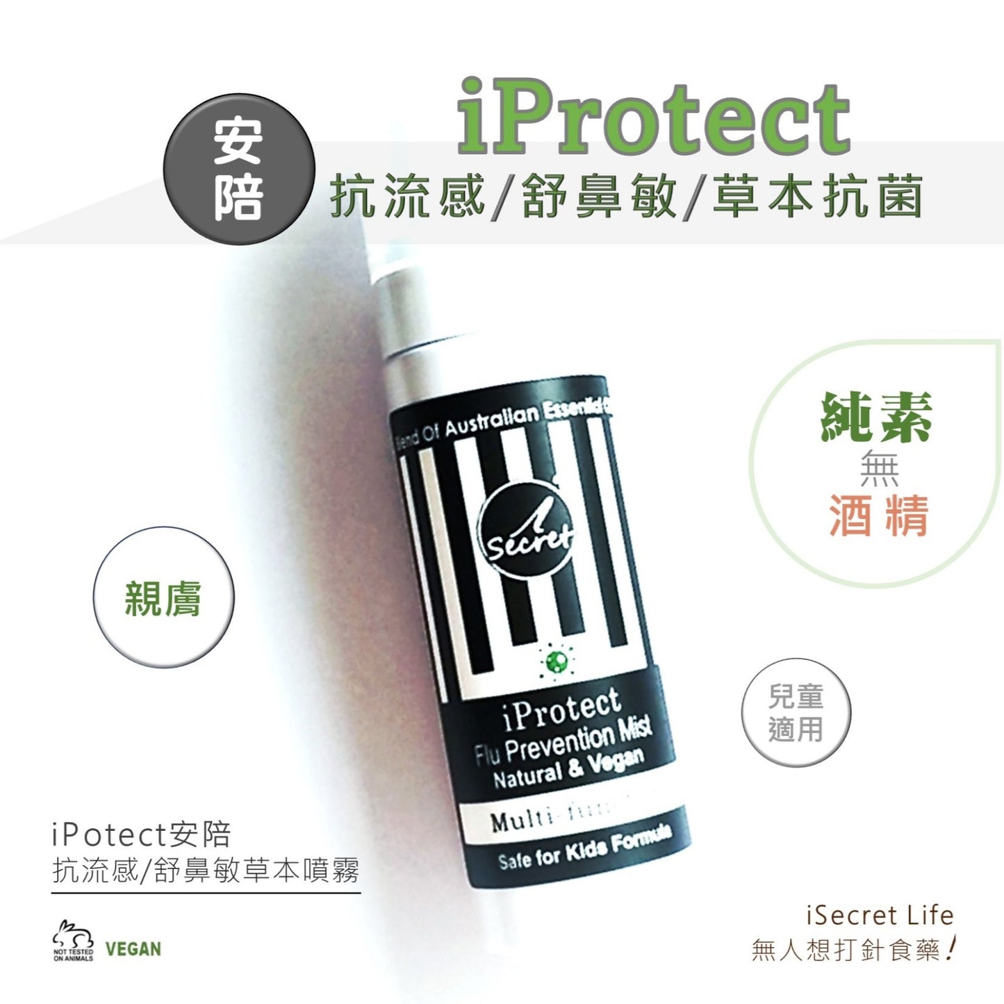 iSecret - iProtect Flu Prevention Mist 80ml