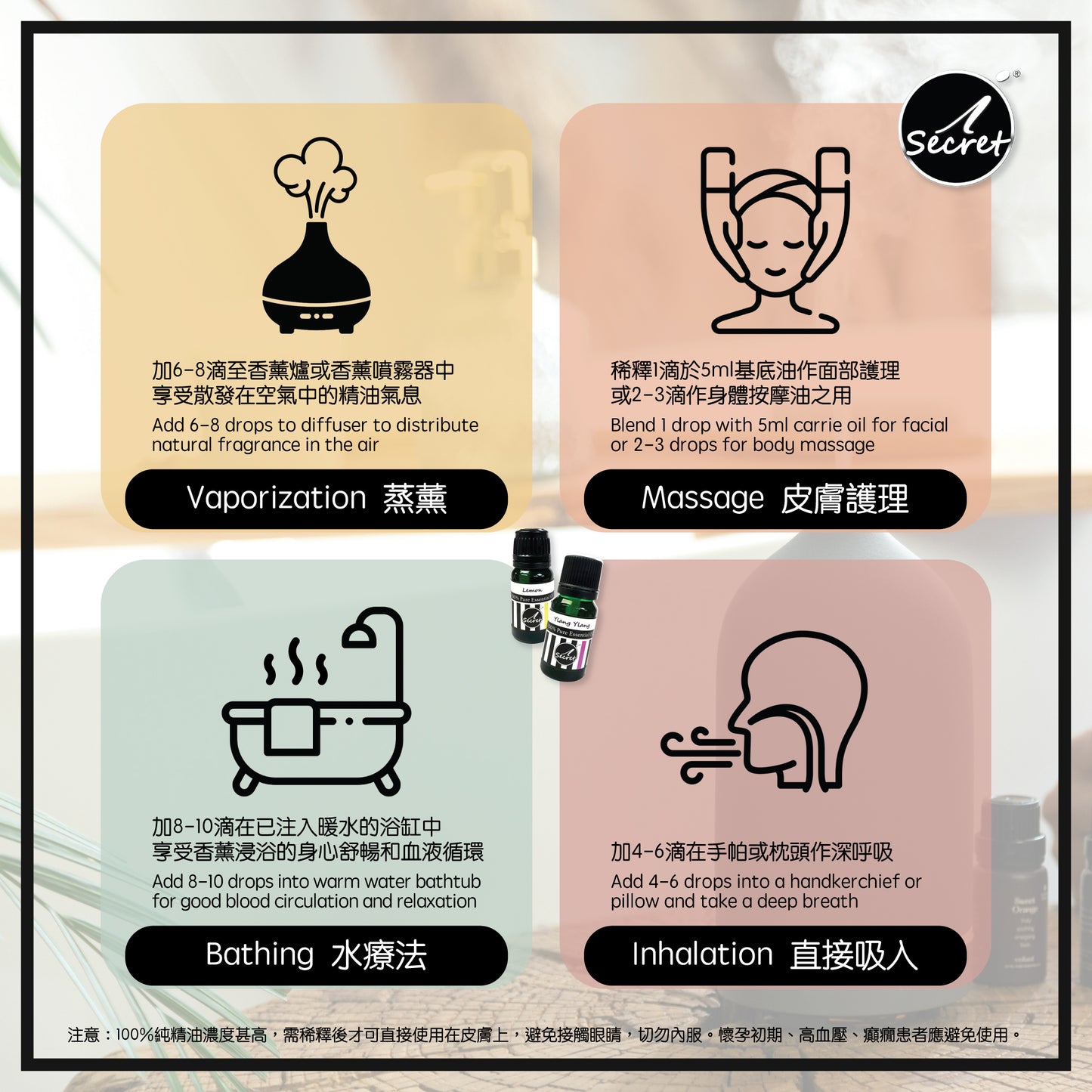 iSecret - Bergamot Essential Oil 10ml