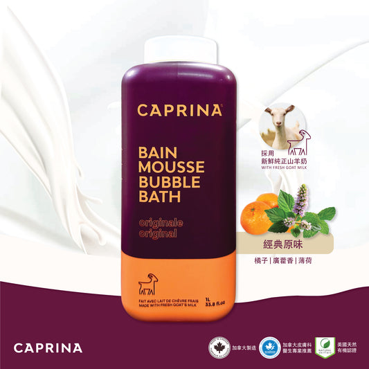 Caprina - 鮮山羊奶泡泡沐浴露 (經典原味) 1000ML