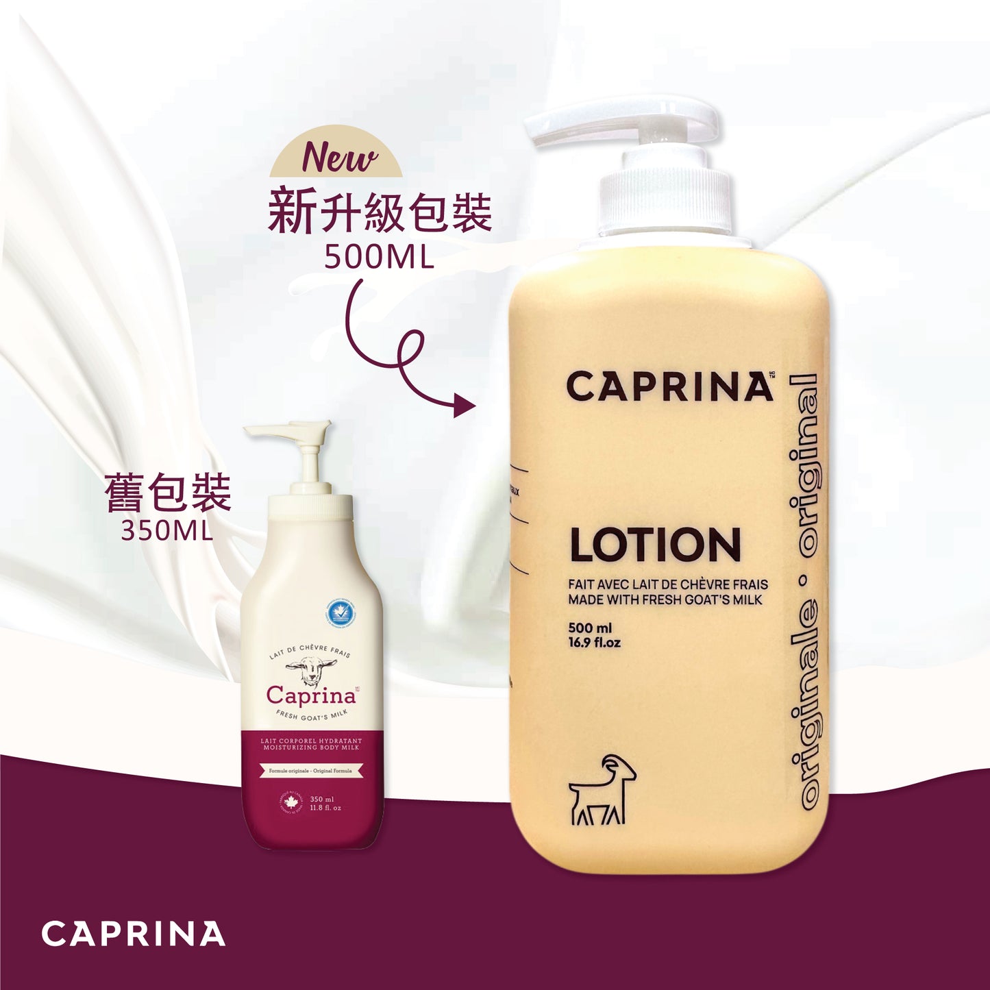 Caprina - Body Lotion Original Formula 500ML