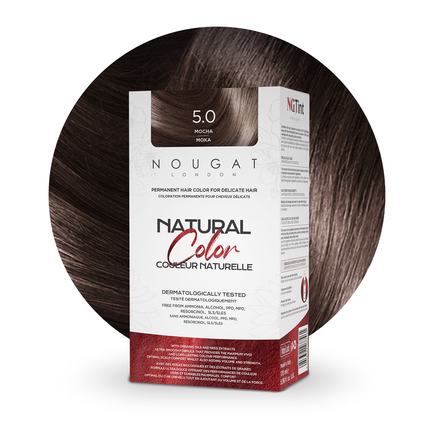Nougat - Natural Permanent Hair Dye (5.0 Mocha)