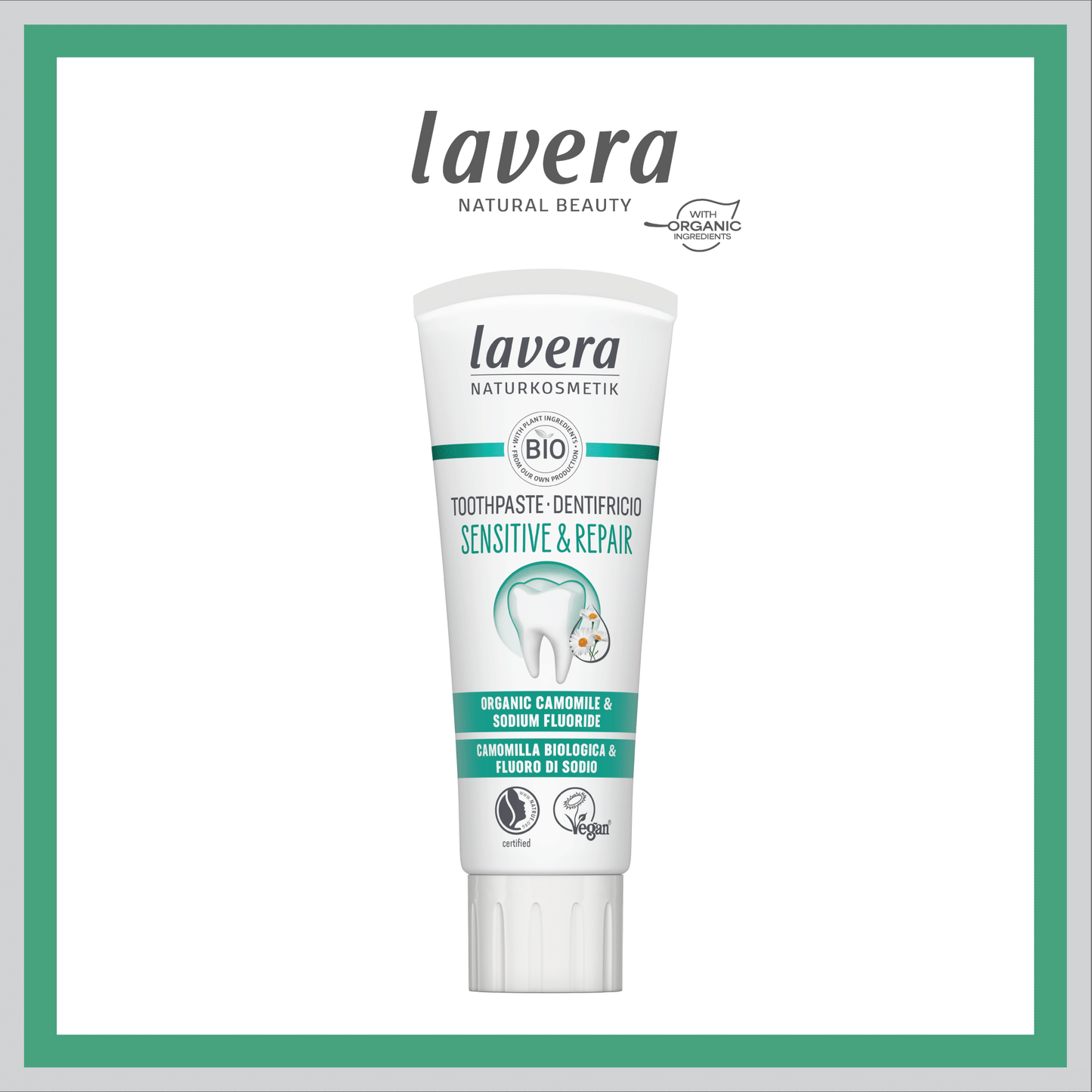 Lavera - 有機敏感及修復牙膏 75ML